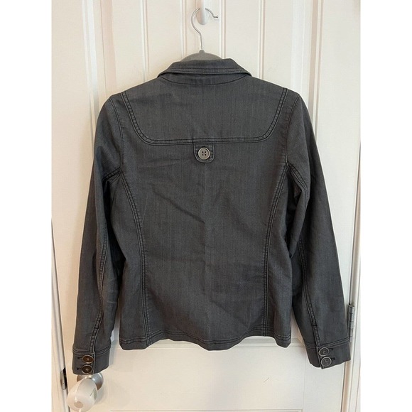 prAna Women's‎ Kara Dark Grey Jean Jacket Size Small - Picture 5 of 7